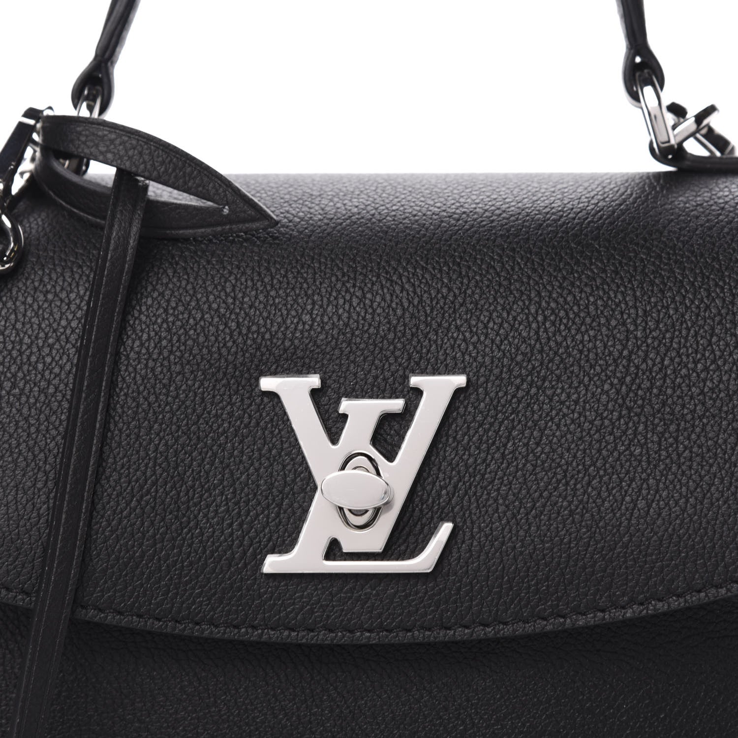 Louis Vuitton Calfskin Lockme Ever BB Black 12 of 12