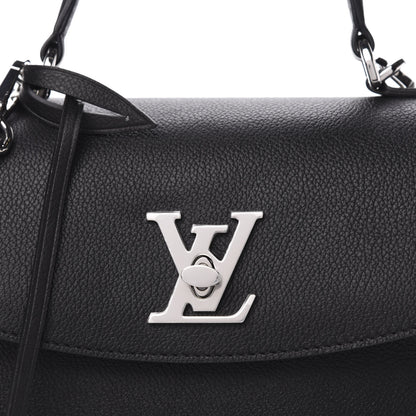 Louis Vuitton Calfskin Lockme Ever BB Black 12 of 12