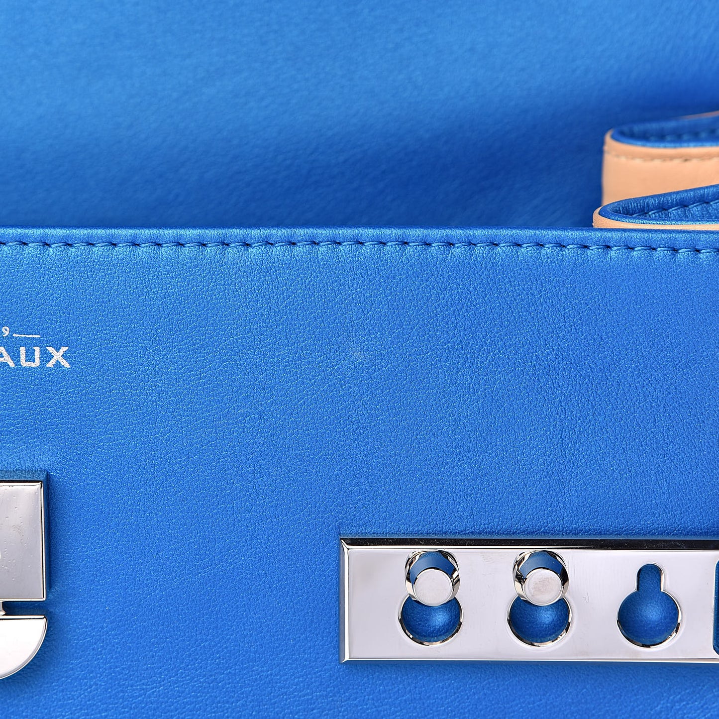 Calfskin MM Tempete Satchel Satin Electric