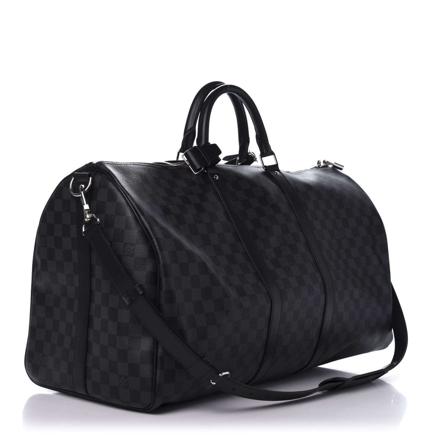 Damier Graphite Keepall Bandouliere 55