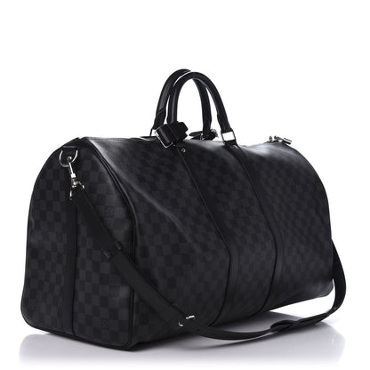 Louis Vuitton Damier Graphite Keepall Bandouliere 55 2 of 9