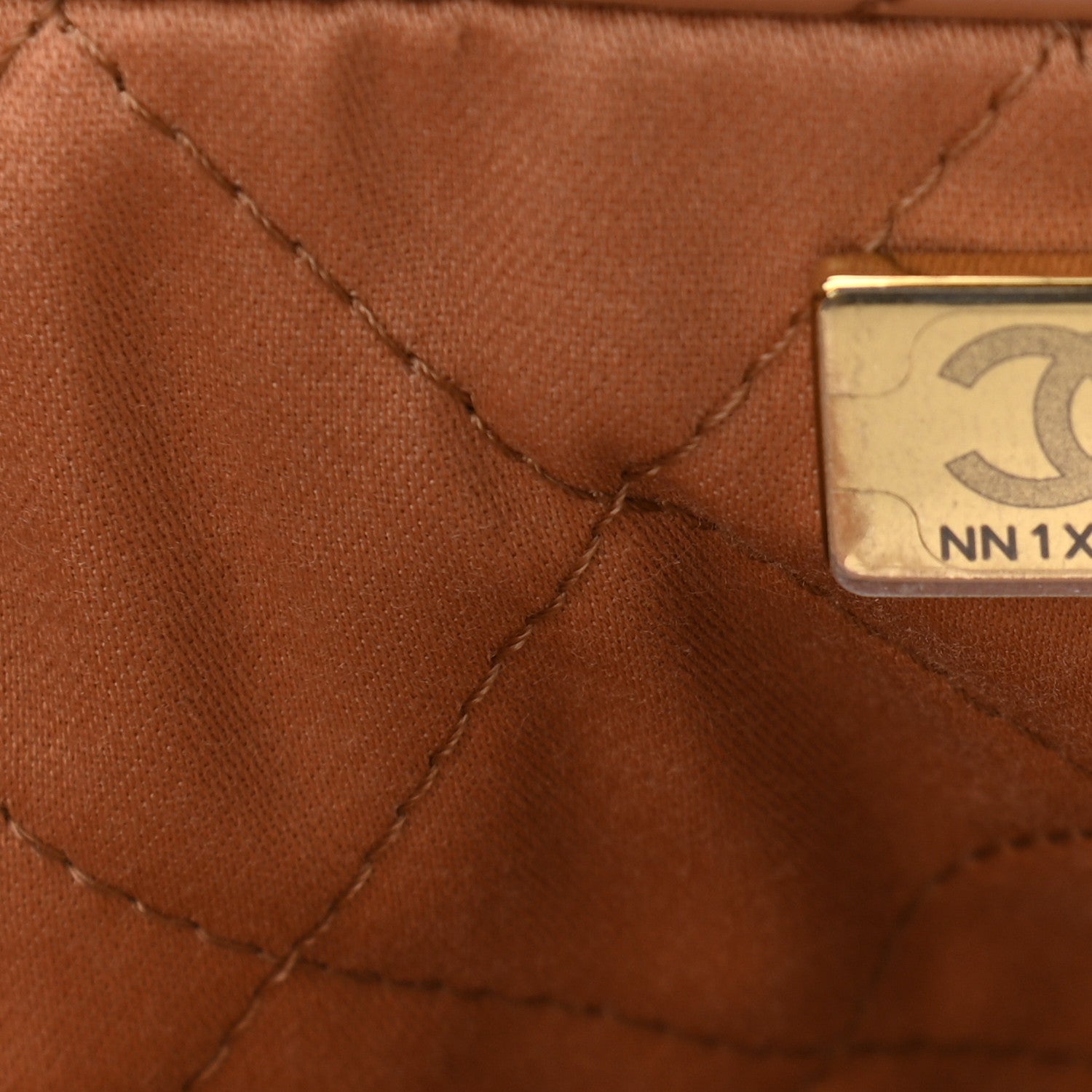 Chanel Shiny Calfskin Quilted Chanel 22 Camel 8 of 11