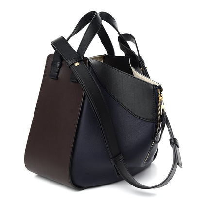 Loewe Calfskin Small Hammock Shoulder Bag Marine Oxblood Black 3 of 9