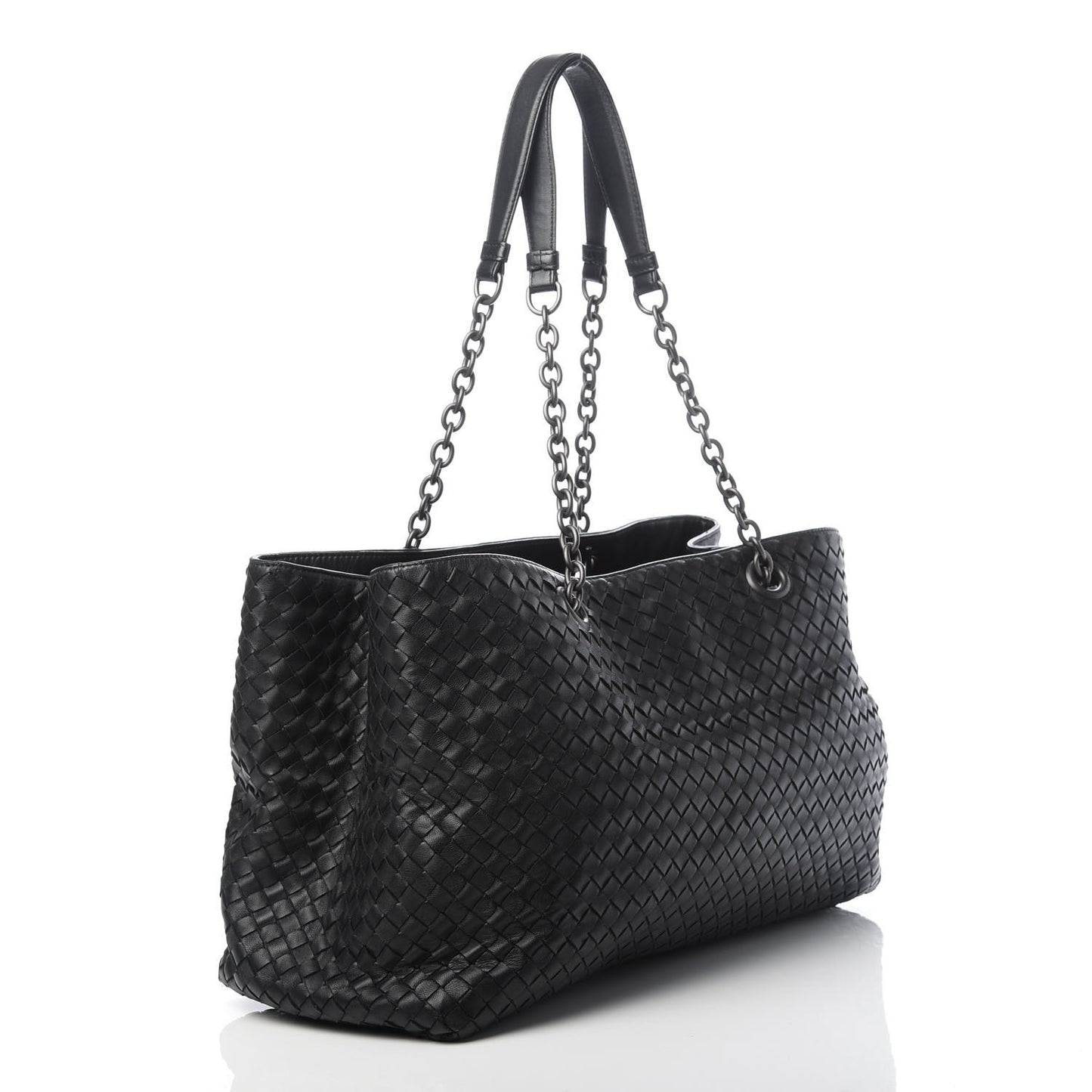 Nappa Intrecciato Large Tote Black