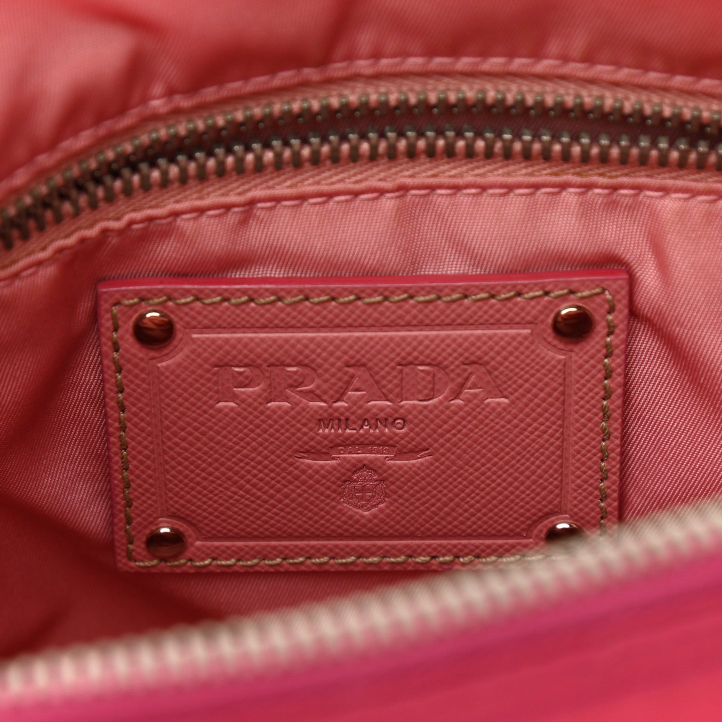 Tessuto Nylon Saffiano Messenger Bag Ibisco