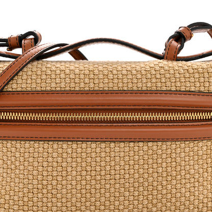 Bottega Veneta Nappa Jute Intrecciato Bang Bang Vanity Case Cane Sugar Light Wood 7 of 10