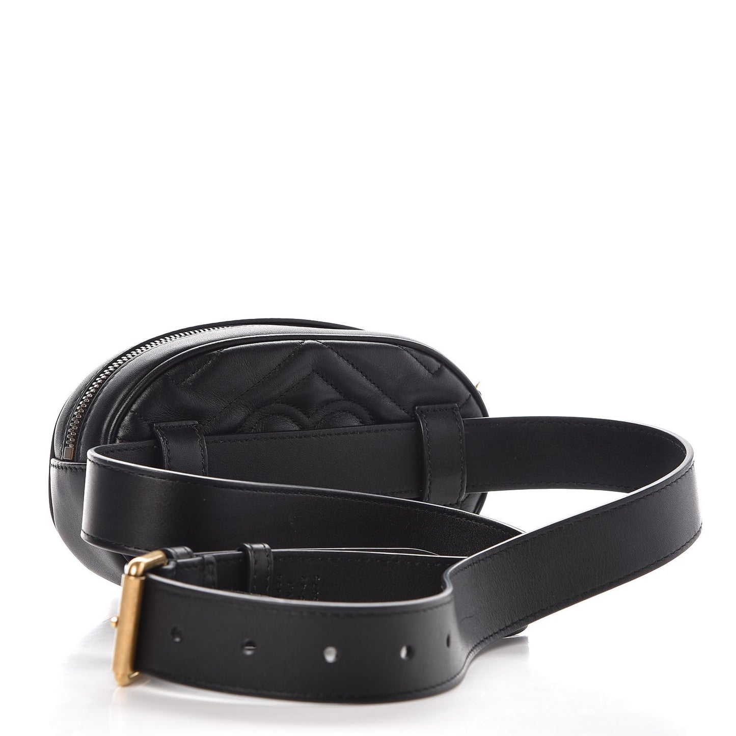 Calfskin Matelasse GG Marmont Belt Bag 105 42 Black