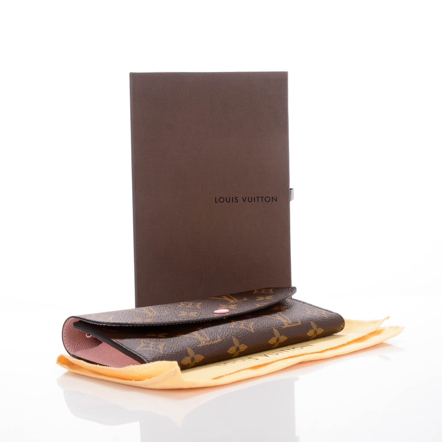 Monogram Emilie Wallet Rose Ballerine