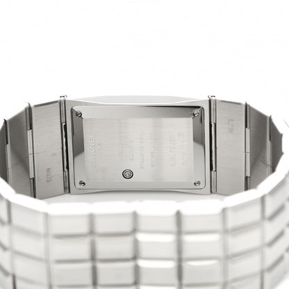 Chanel Stainless Steel Diamond 24mm Chocolat Digital Quartz Watch 4 of 7