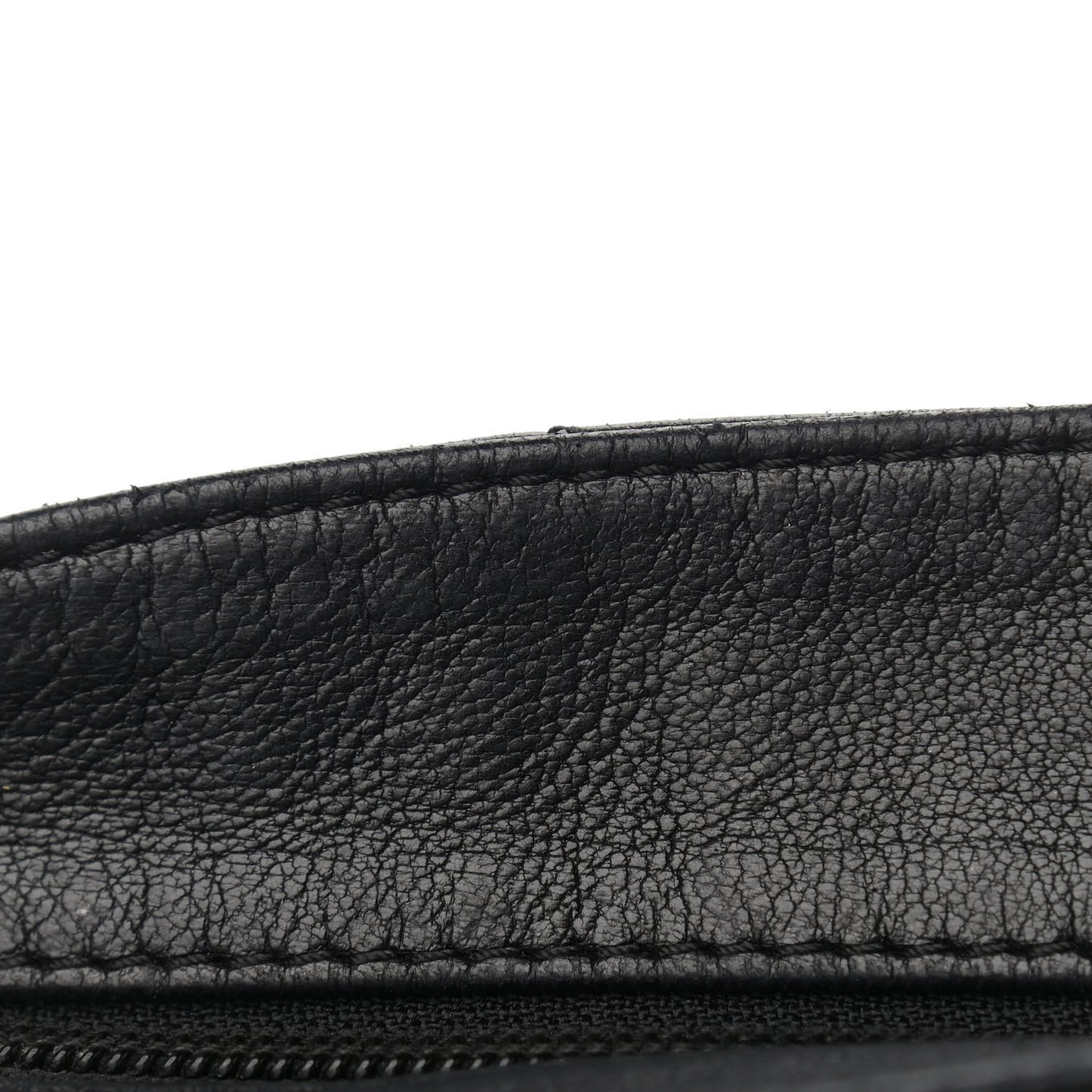 Lambskin Stitched Medium Ultimate Soft Tote Black