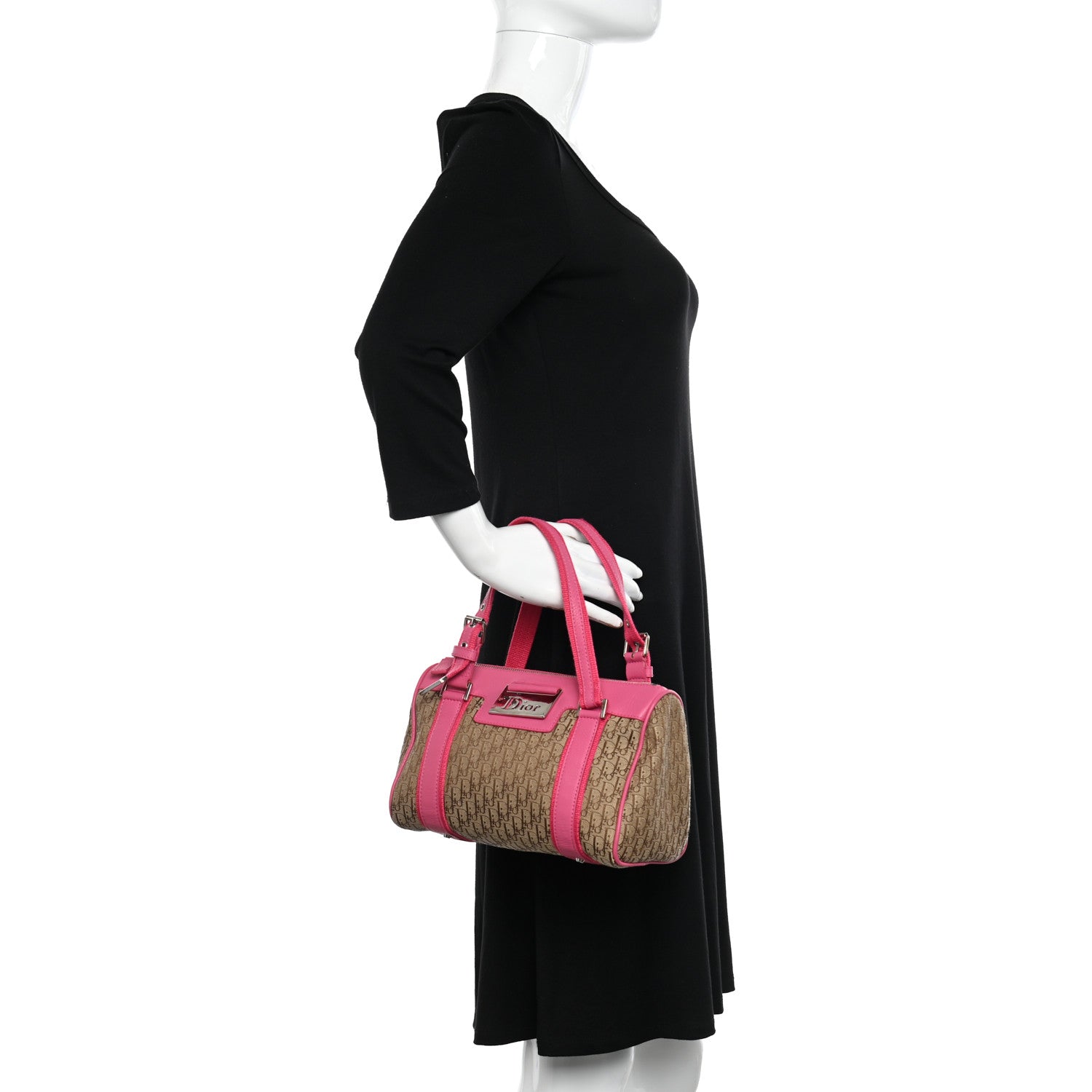 Christian Dior Monogram Street Chic Boston Pink Beige 2 of 11