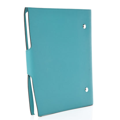 Hermes Swift Ulysse MM Notebook Cover Bleu Paon 3 of 8