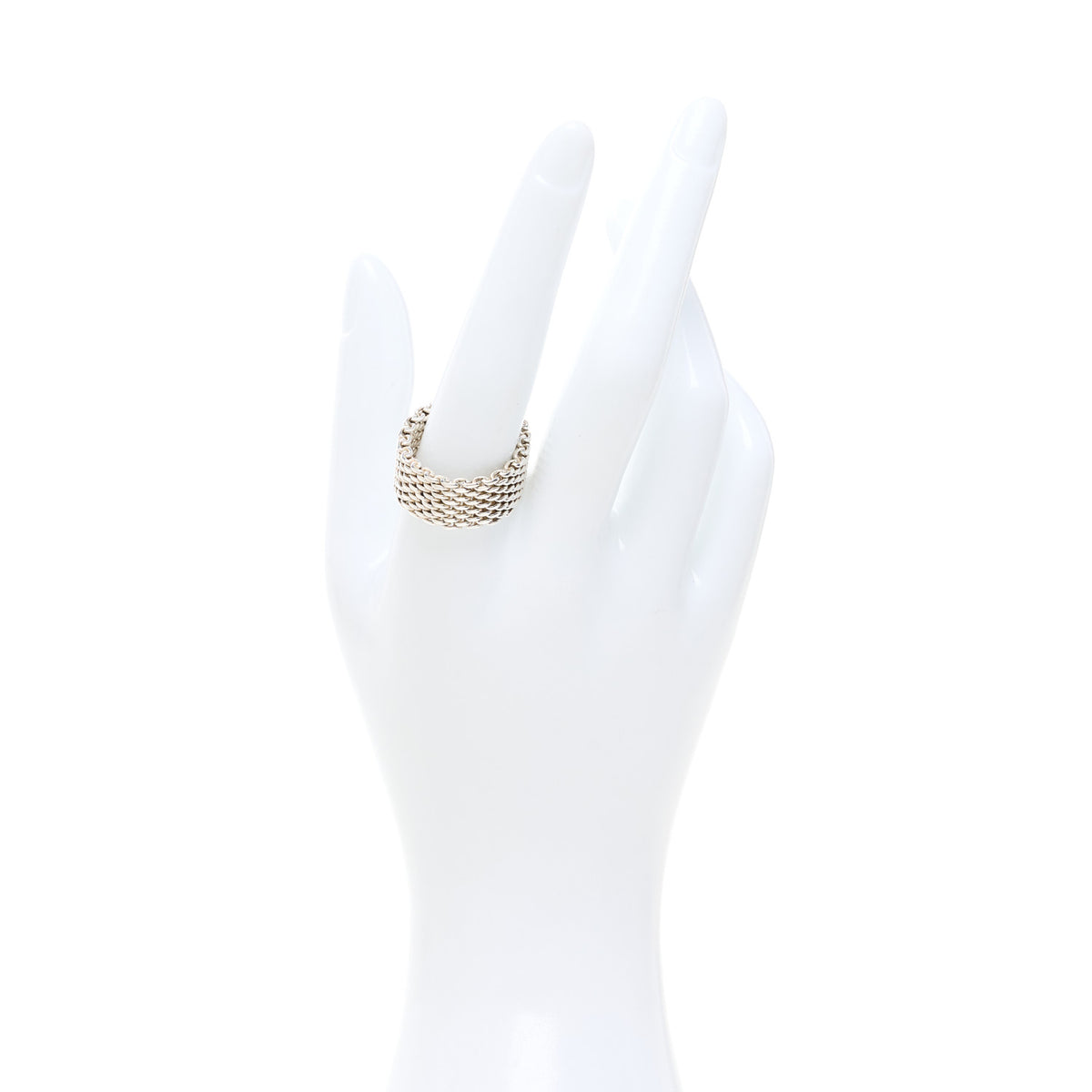 Sterling Silver Somerset Mesh Ring 63 10.25