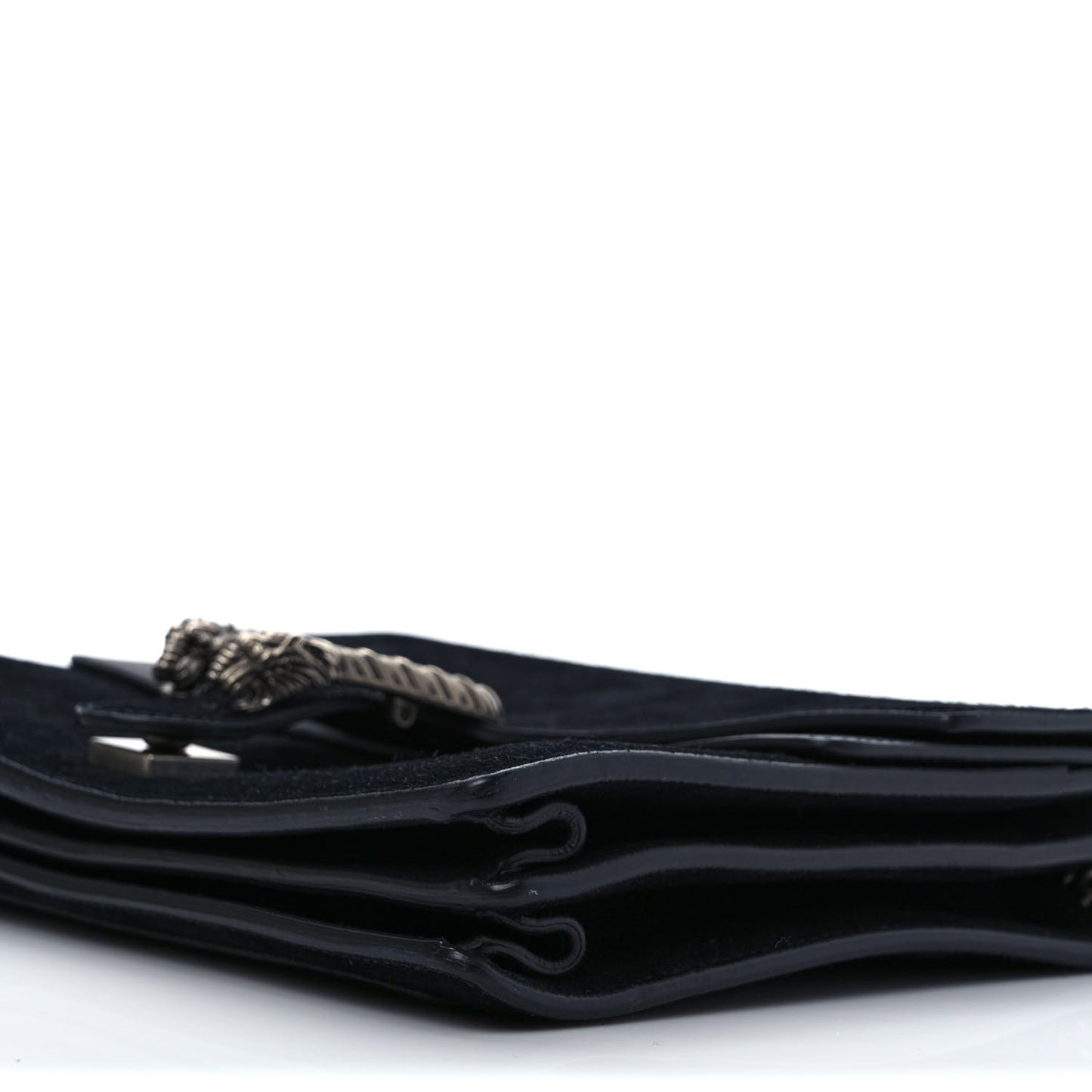 Suede Medium Dionysus Shoulder Bag Black