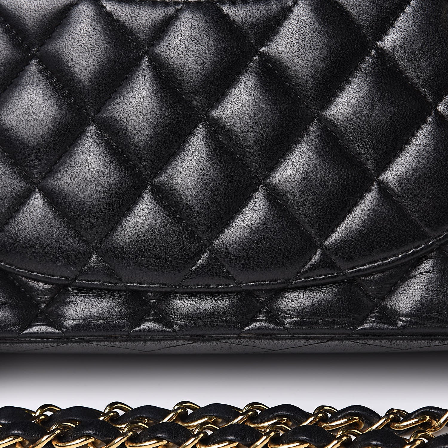 Chanel Lambskin Quilted Small Double Flap Black 10 of 20