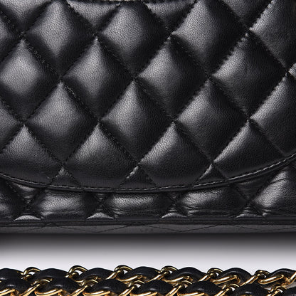 Chanel Lambskin Quilted Small Double Flap Black 10 of 20