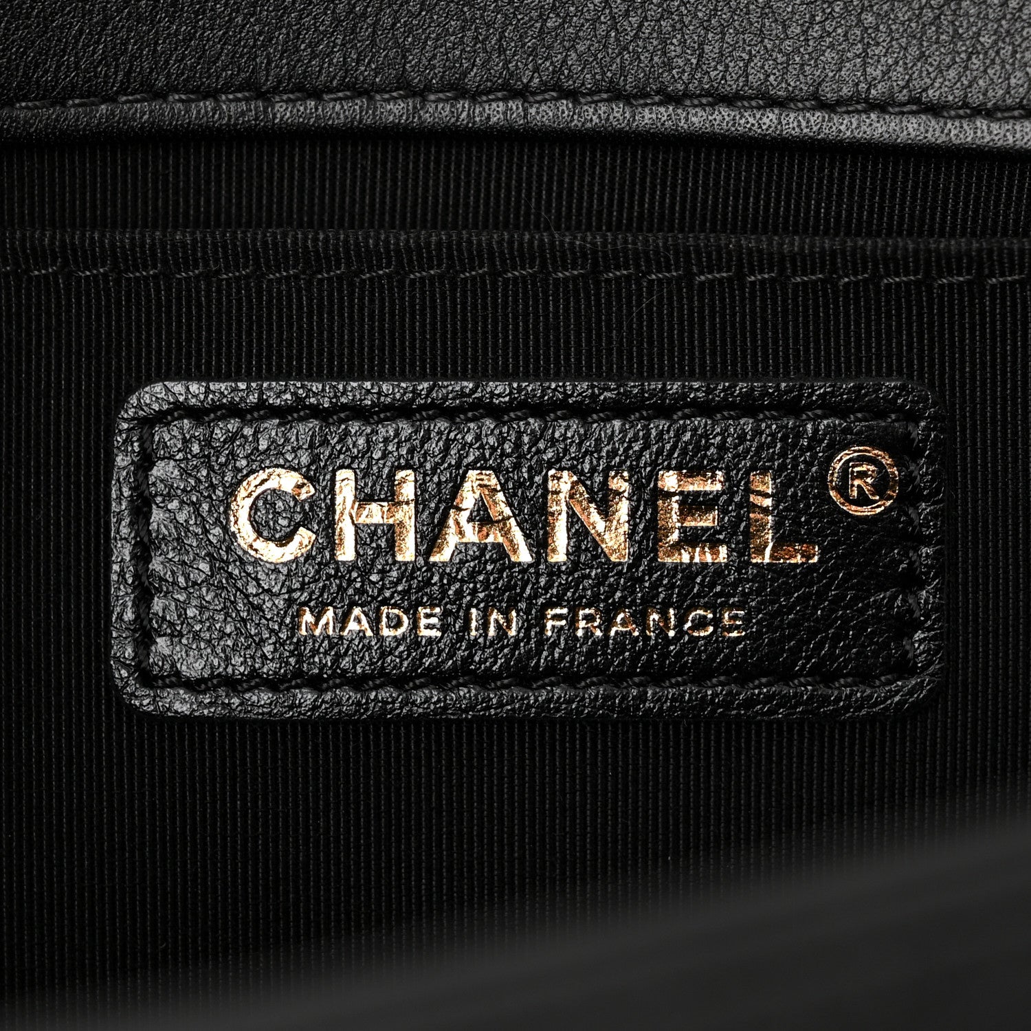 Chanel Lambskin Chevron Quilted Medium Boy Flap Black 6 of 10