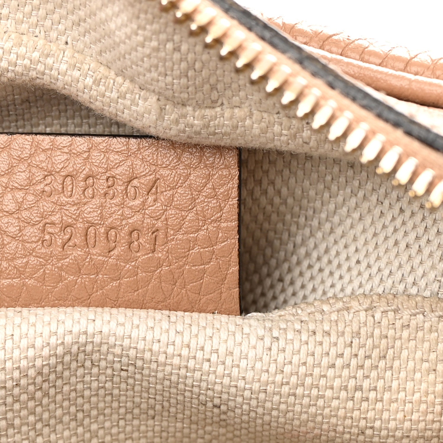 Gucci Pebbled Calfskin Small Soho Disco Bag Camelia 7 of 16
