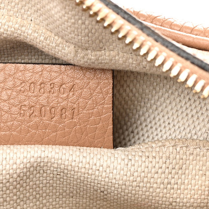 Gucci Pebbled Calfskin Small Soho Disco Bag Camelia 7 of 16