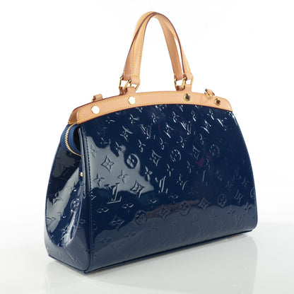 Louis Vuitton Vernis Brea MM Grand Blue 3 of 7