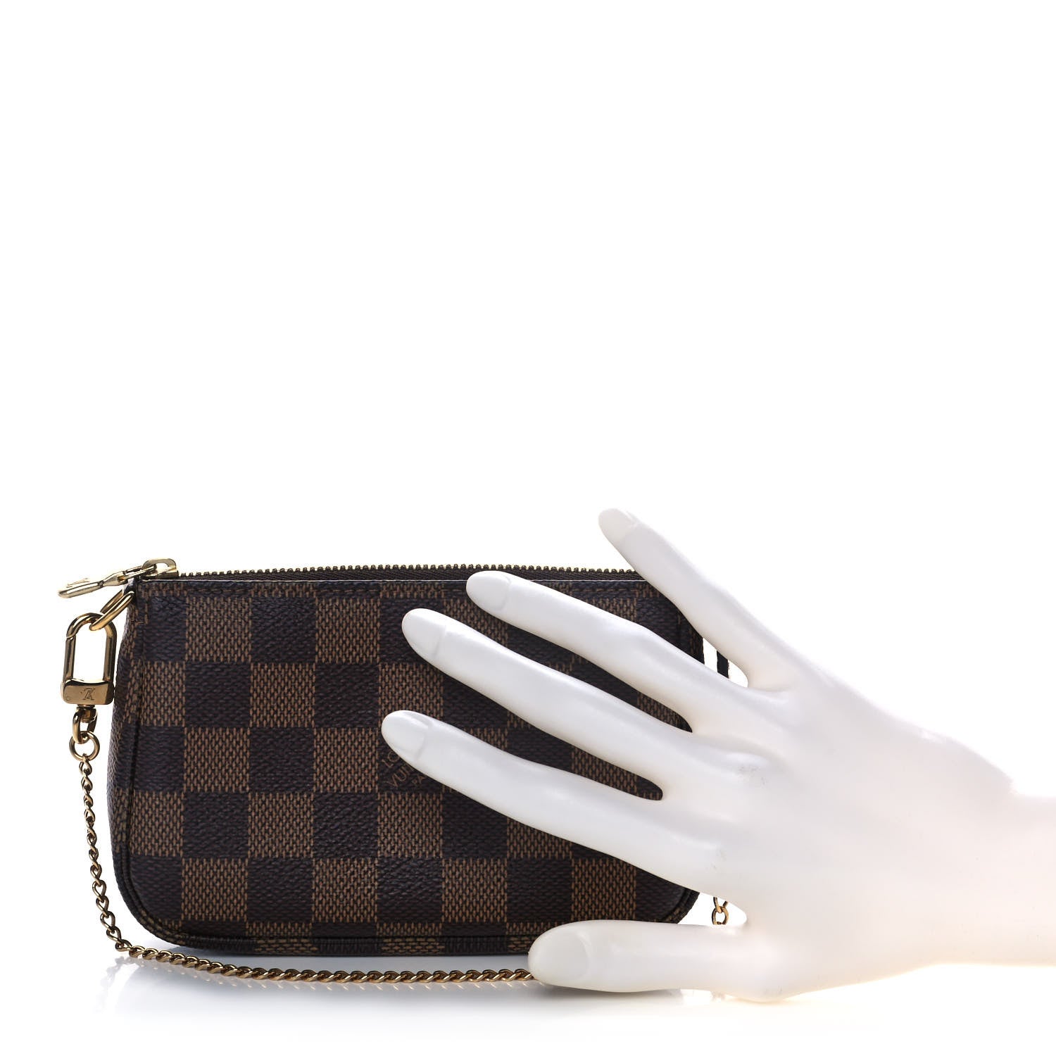 Louis Vuitton Damier Ebene Mini Pochette Accessories 3 of 13
