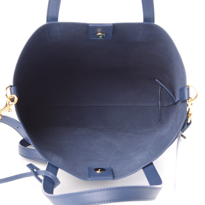 Saint Laurent Calfskin Toy Shopping Tote Denim 5 of 8