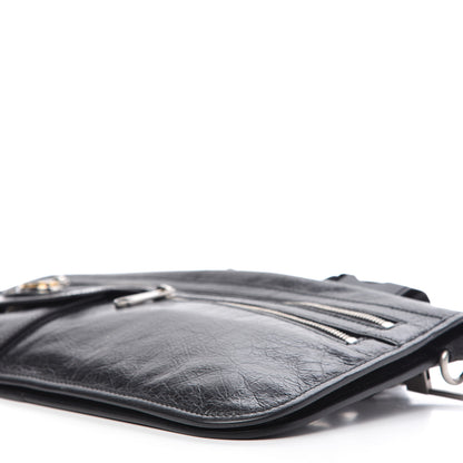 Gucci Fluffy Calfskin Morpheus Messenger Bag Black 7 of 8