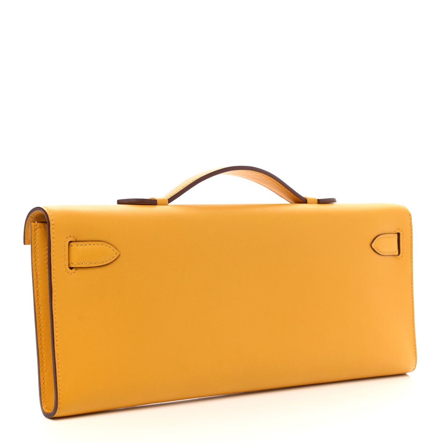Swift Kelly Cut Clutch Pochette Jaune Ambre