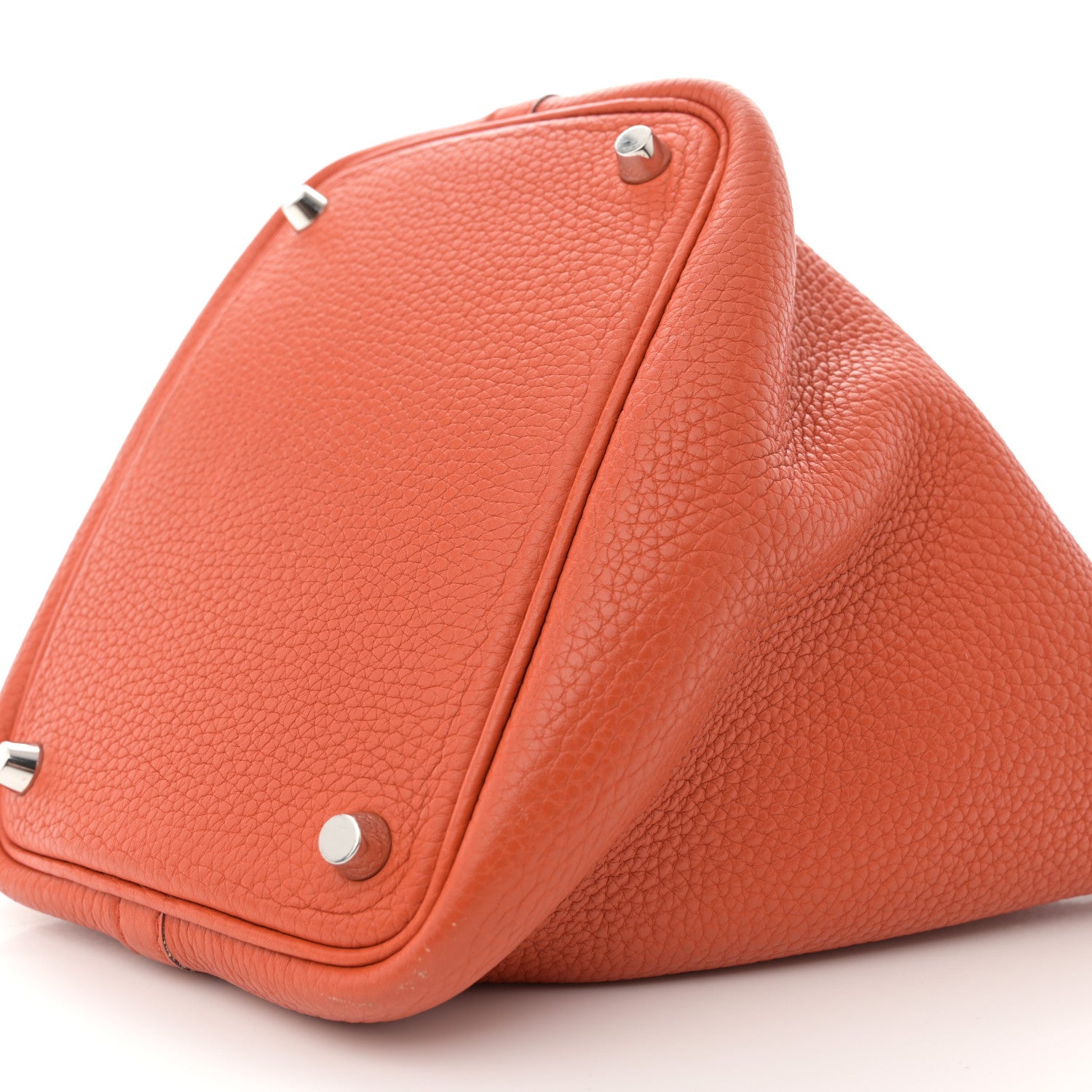 Hermes Taurillon Clemence Picotin Lock 18 PM Orange 10 of 13