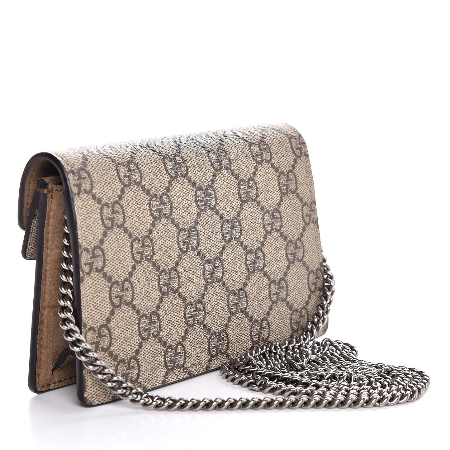 GG Supreme Monogram Super Mini Dionysus Shoulder Bag Taupe