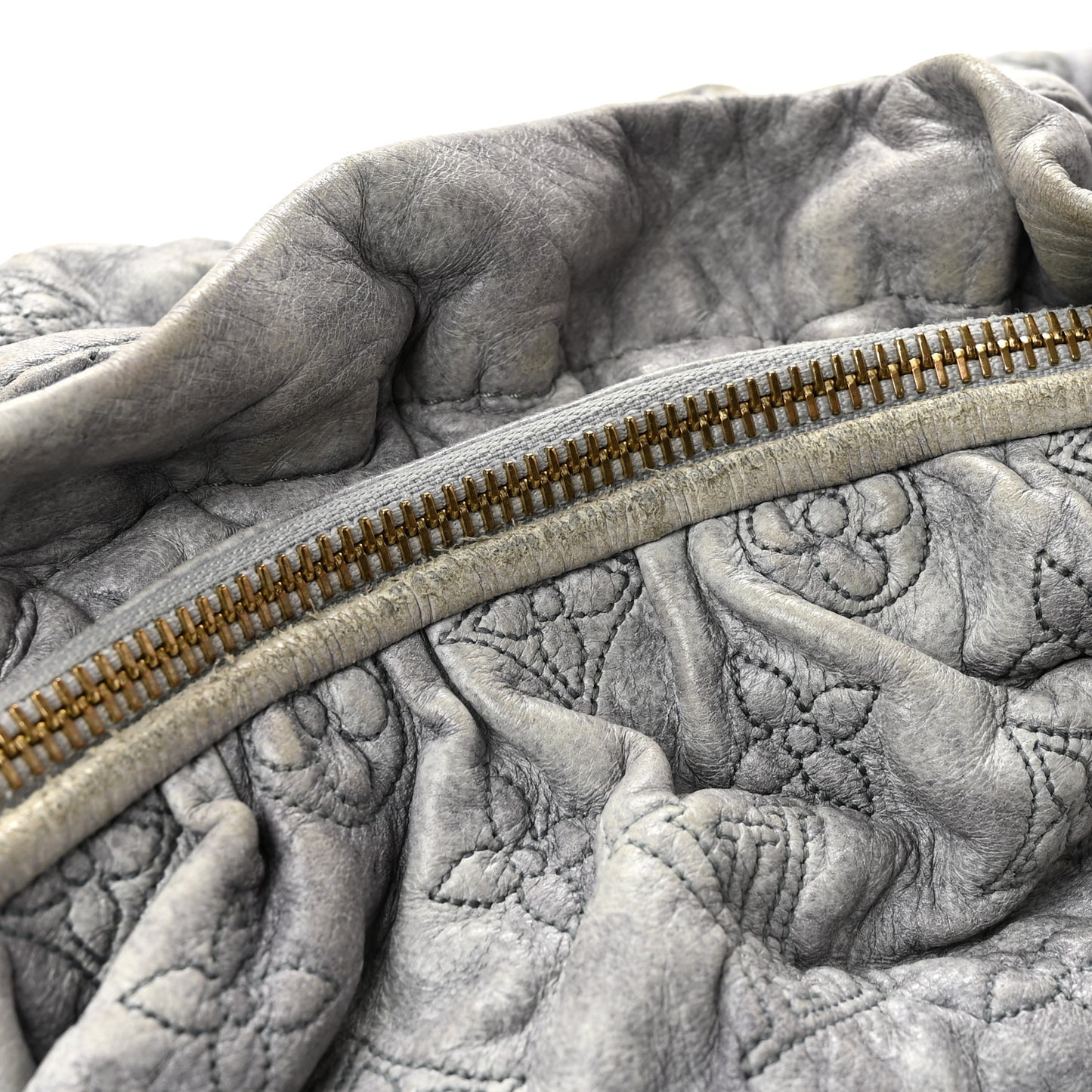 Lambskin Olympe Nimbus GM Gris Perle