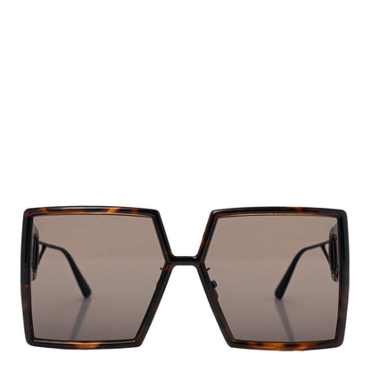 Christian Dior Acetate Square 30 Montaigne Sunglasses Tortoise 2 of 8