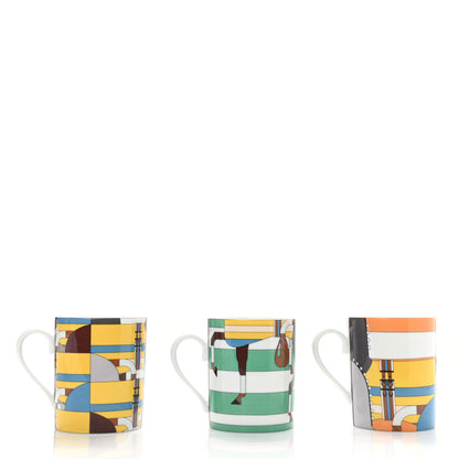 Hermes Porcelain Rocabar Mug Set of 3 3 of 10