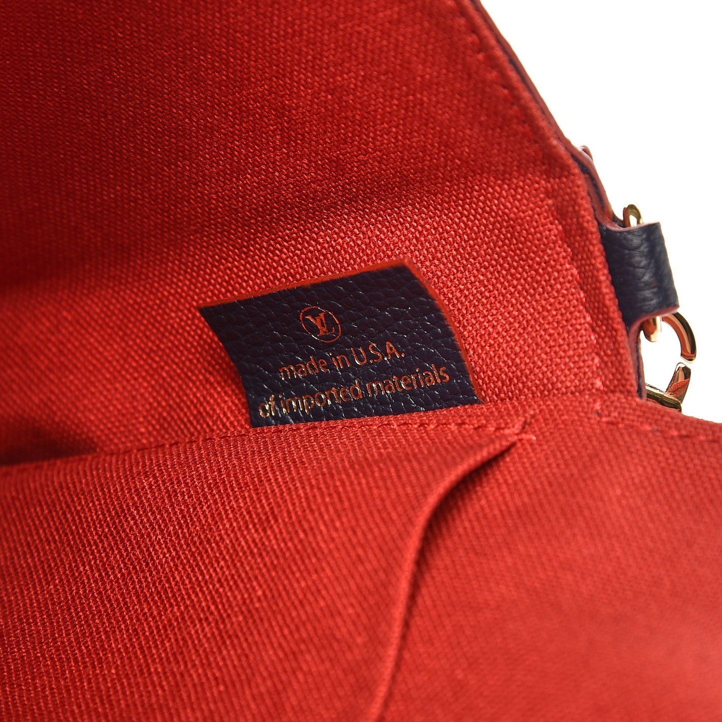 Empreinte Pochette Felicie Chain Wallet Marine Rouge