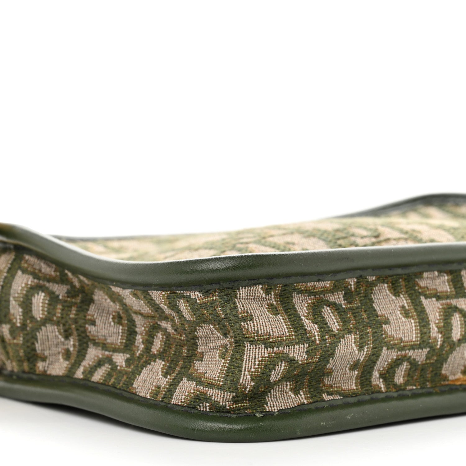 Christian Dior Oblique Diorquake Clutch Green 7 of 12