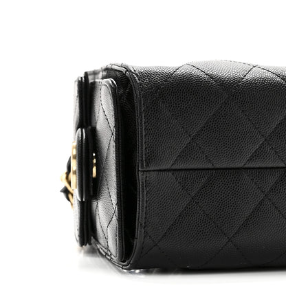 Chanel Caviar Quilted Mini Chanel 25 Handbag Black 8 of 10