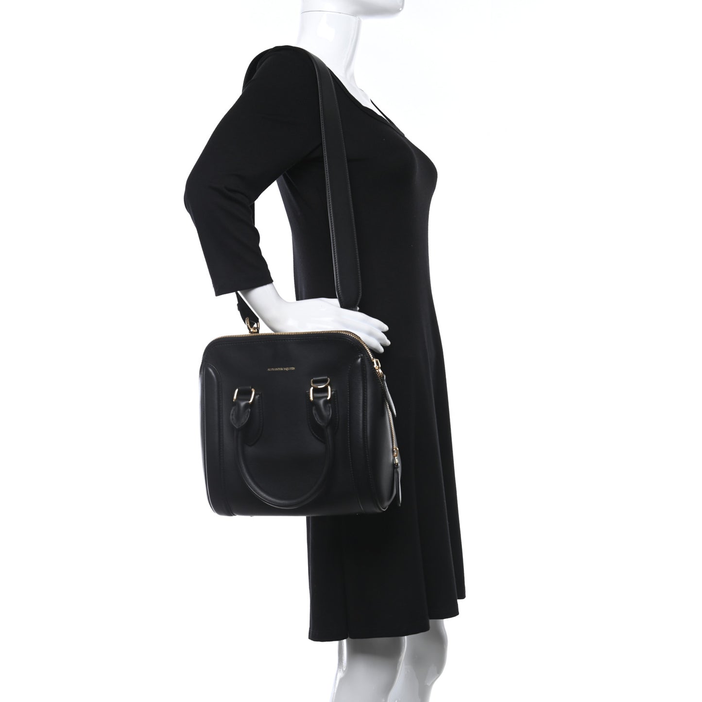 Calfskin Heroine Handbag Black