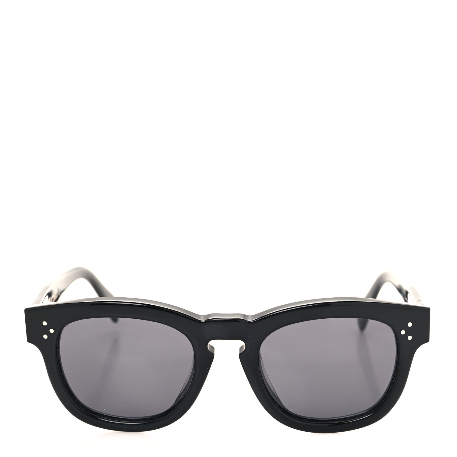 Celine Acetate Bevel Cat Sunglasses CL 41384/F/S Black 2 of 6