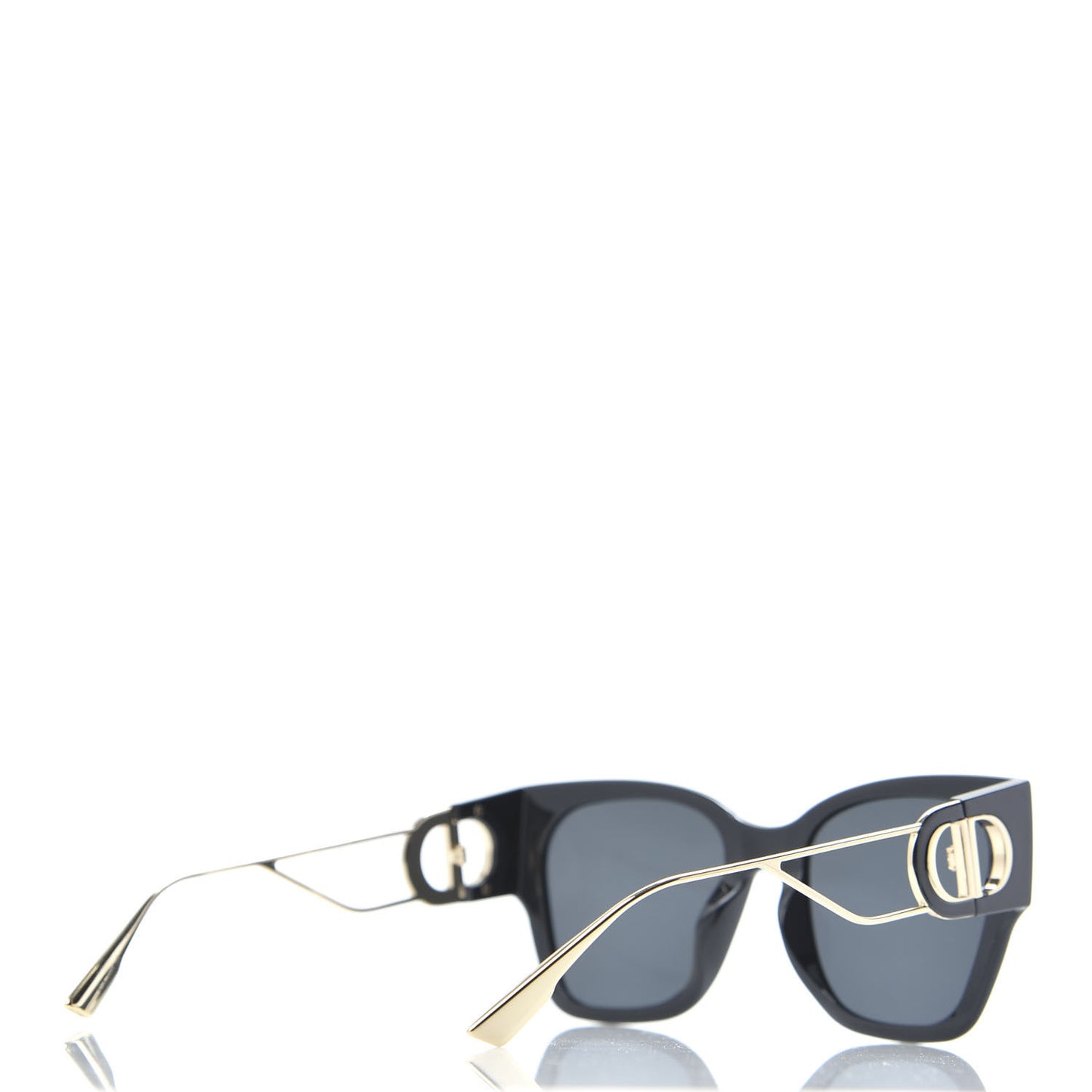 Rectangular 30 Montaigne 1 Sunglasses Black