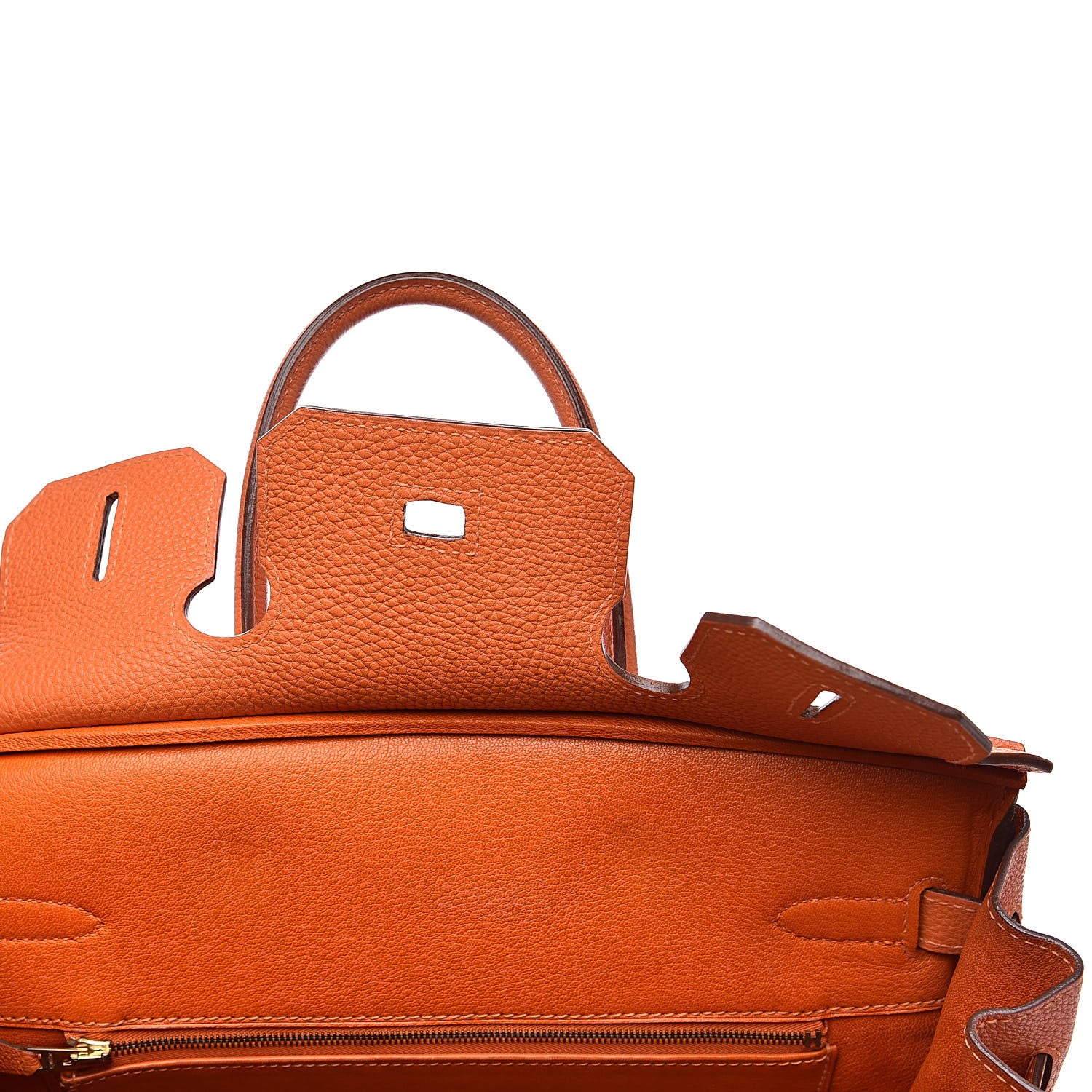 Hermes Togo Birkin 30 Orange 19 of 32