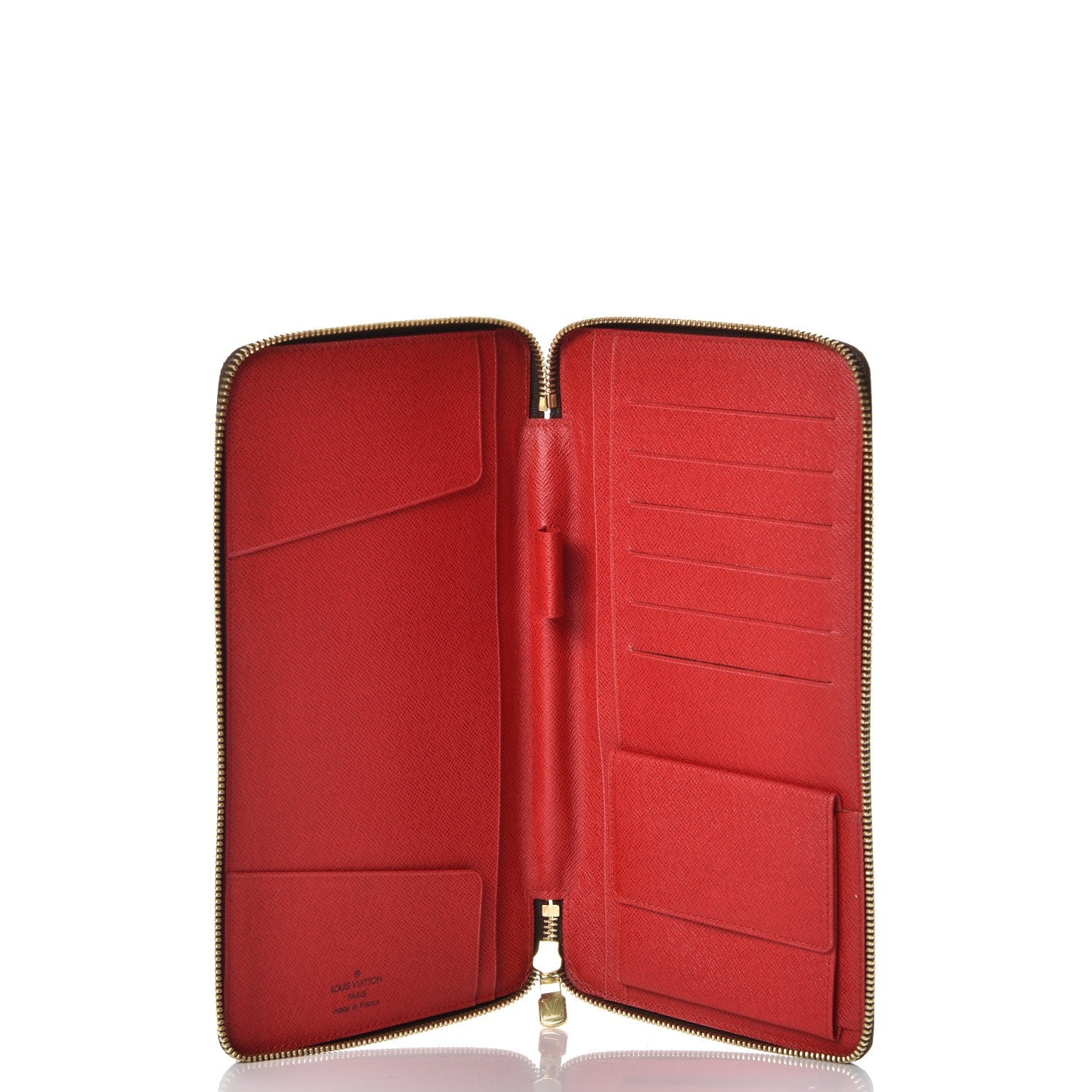 Louis Vuitton Monogram Organizer de Voyage Travel Organizer Red 5 of 9