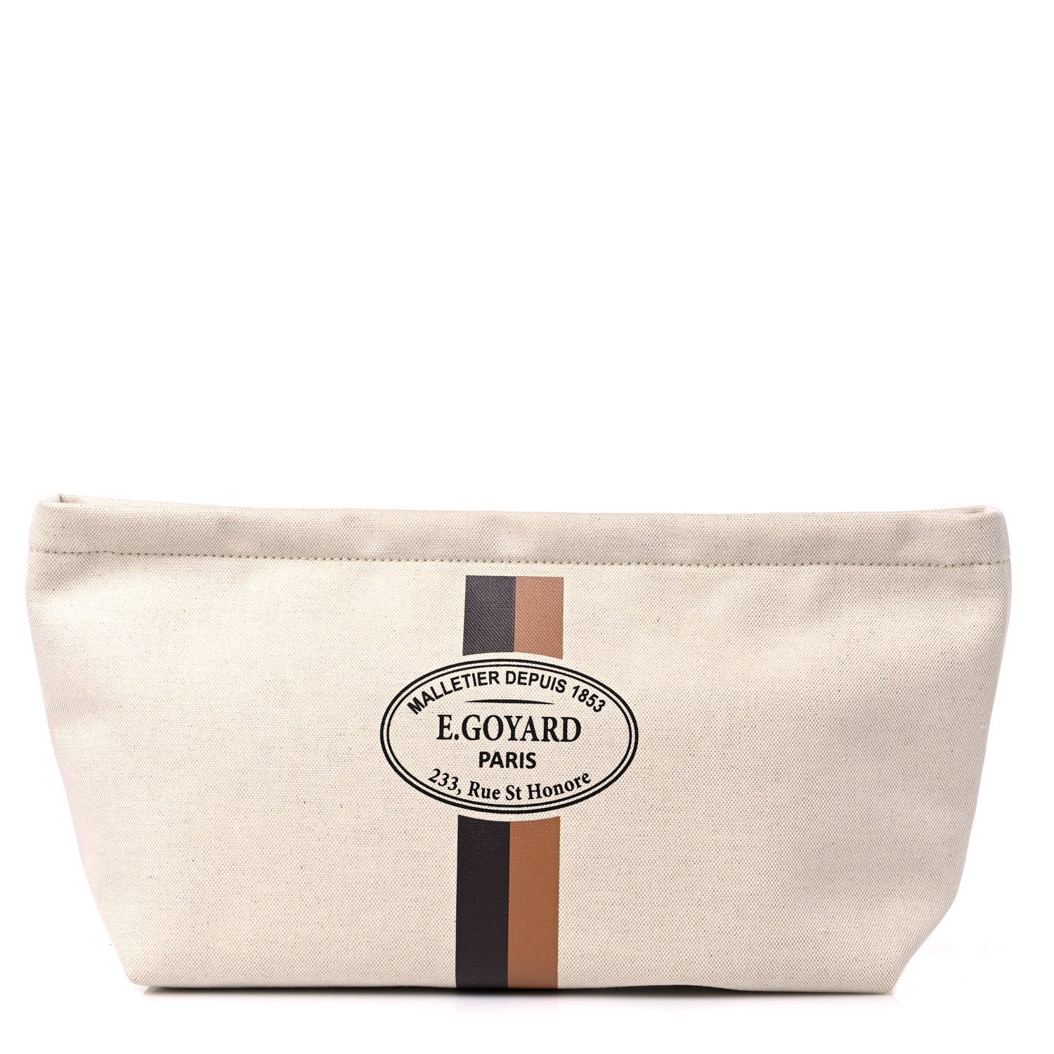 Goyard Canvas Necessaire Organizer Pouch Off White 1 of 8