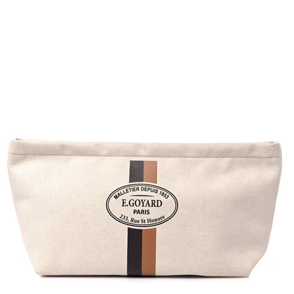 Goyard Canvas Necessaire Organizer Pouch Off White 1 of 8