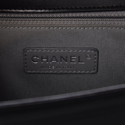 Chanel Lambskin Quilted Large Boy Flap Black 7 of 8
