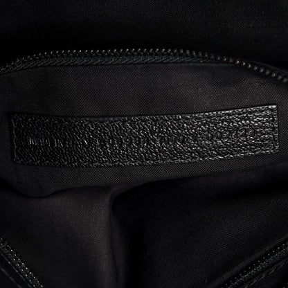 Balenciaga Shiny Grained Goatskin Black Metallic Edge City Black 5 of 9