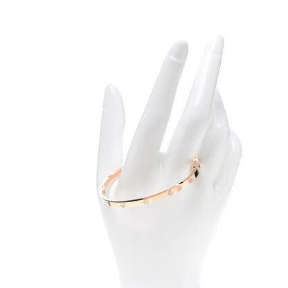 Cartier 18K Pink Gold Small LOVE Bracelet 17 2 of 7