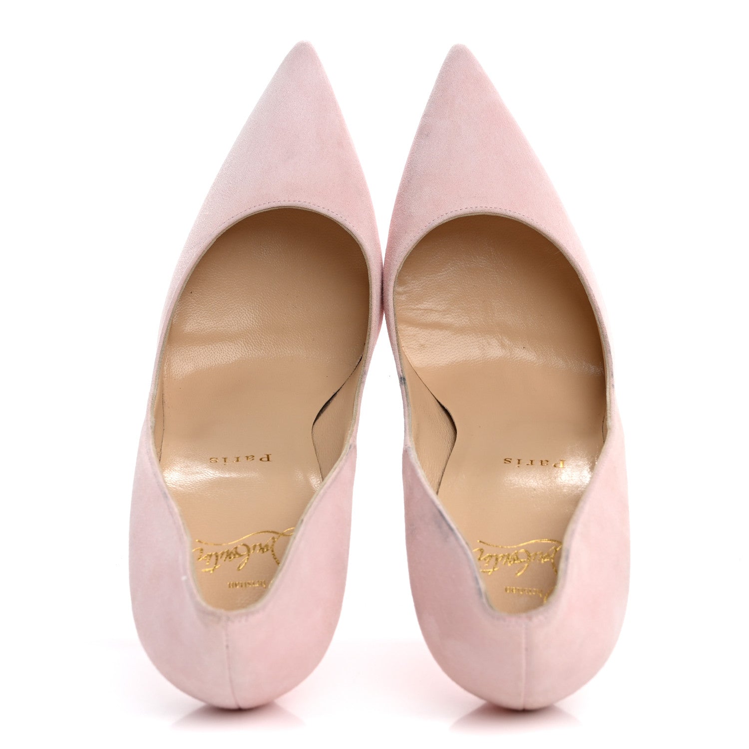 Christian Louboutin Veau Velours Pigalle Follies 120 Pumps 39.5 Ronsard 2 of 14