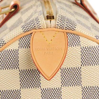 Louis Vuitton Damier Azur Speedy 30 6 of 8