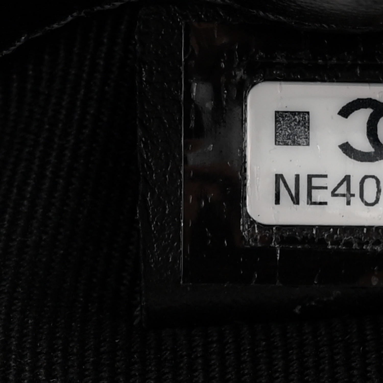 Chanel Shiny Crumpled Calfskin Quilted Nano 31 Shopping Bag Black 7 of 11