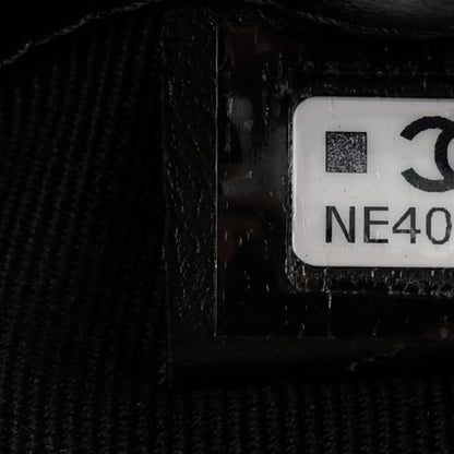 Chanel Shiny Crumpled Calfskin Quilted Nano 31 Shopping Bag Black 7 of 11